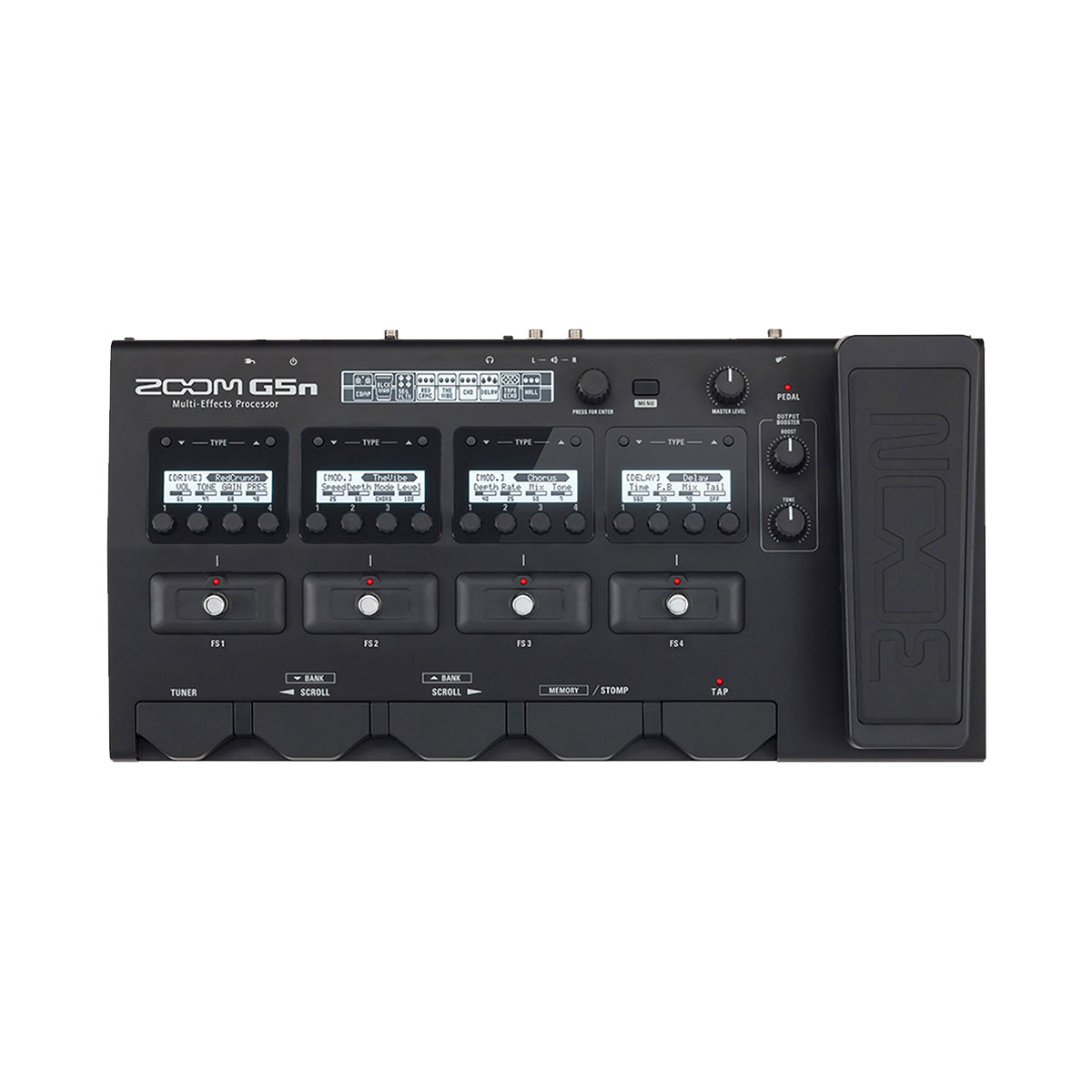 Zoom G5n Multi-Effects Processor with Expression Pedal<br>G5n
